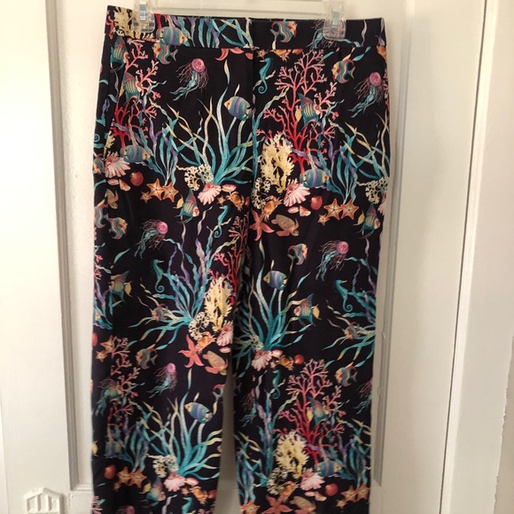 J.Crew Collection Printed Pants Sz. 4 - Picture 1 of 3